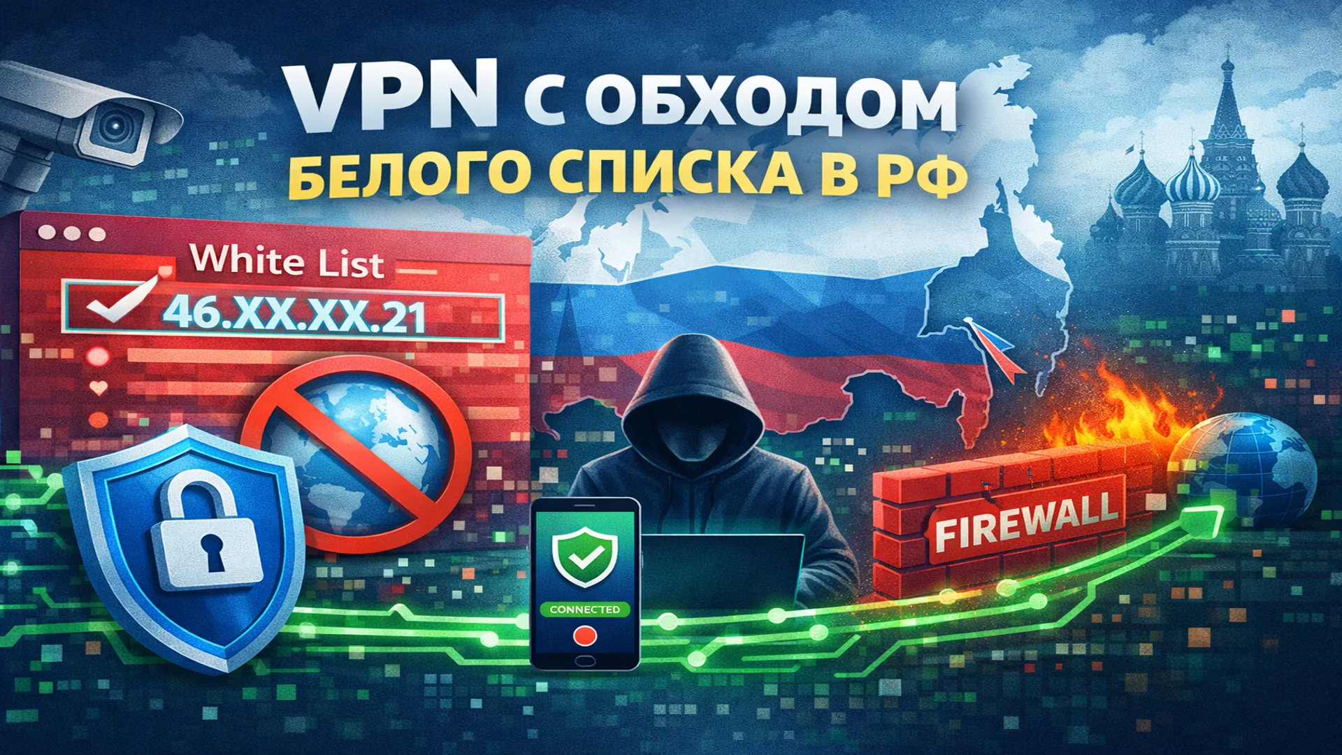 Лучшие бесплатные VPN с обходом белого списка в России в 2026 году